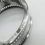 George III Pair Sterling Silver Paw Foot Foral Salt Cellars Antique 1786 London