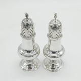 George III Pair of Sterling Silver Muffineer Sugar Casters Antique 1779 London