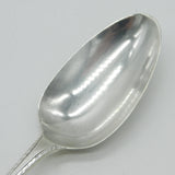 George II Sterling Silver Bright Cut Monogram Serving Spoon Antique 1754 London