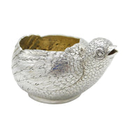 19th Century Dutch Sterling Silver Baby Chick Form Cream Jug Antique c1880s