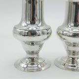 George III Pair of Sterling Silver Muffineer Sugar Casters Antique 1779 London