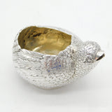 19th Century Dutch Sterling Silver Baby Chick Form Cream Jug Antique c1880s