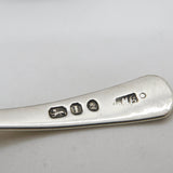 George III Sterling Silver Bright Cut Tea Caddy Spoon Antique 1804 London