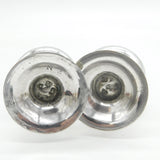 George III Pair of Sterling Silver Muffineer Sugar Casters Antique 1779 London
