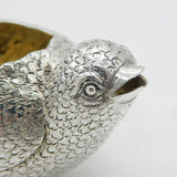 19th Century Dutch Sterling Silver Baby Chick Form Cream Jug Antique c1880s