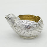 19th Century Dutch Sterling Silver Baby Chick Form Cream Jug Antique c1880s