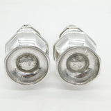 George I Pair of Sterling Silver Muffineer Sugar Casters Antique 1726 London