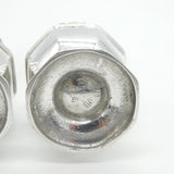 George I Pair of Sterling Silver Muffineer Sugar Casters Antique 1726 London
