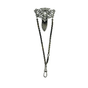 Victorian Sterling Silver Nouveau Pattern Sewing Chatelaine Antique 1890 London