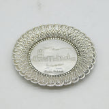 Edwardian Sterling Silver Houses of Parliament Pin Dish Antique 1903 London