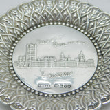 Edwardian Sterling Silver Houses of Parliament Pin Dish Antique 1903 London
