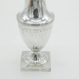 George III Sterling Silver Pedestal Sugar Caster Antique 1799 London