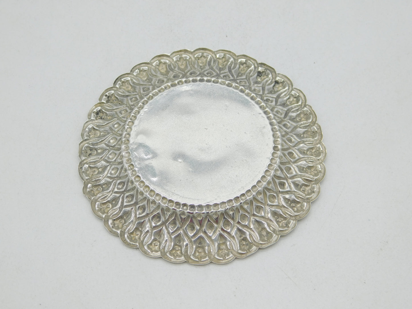 Edwardian Sterling Silver Houses of Parliament Pin Dish Antique 1903 London