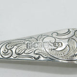 George III Sterling Silver Berry Pattern Basting Spoon Antique 1783 London