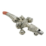 George III Sterling Silver & Coral Baby Bell Rattle Teether Antique c1800