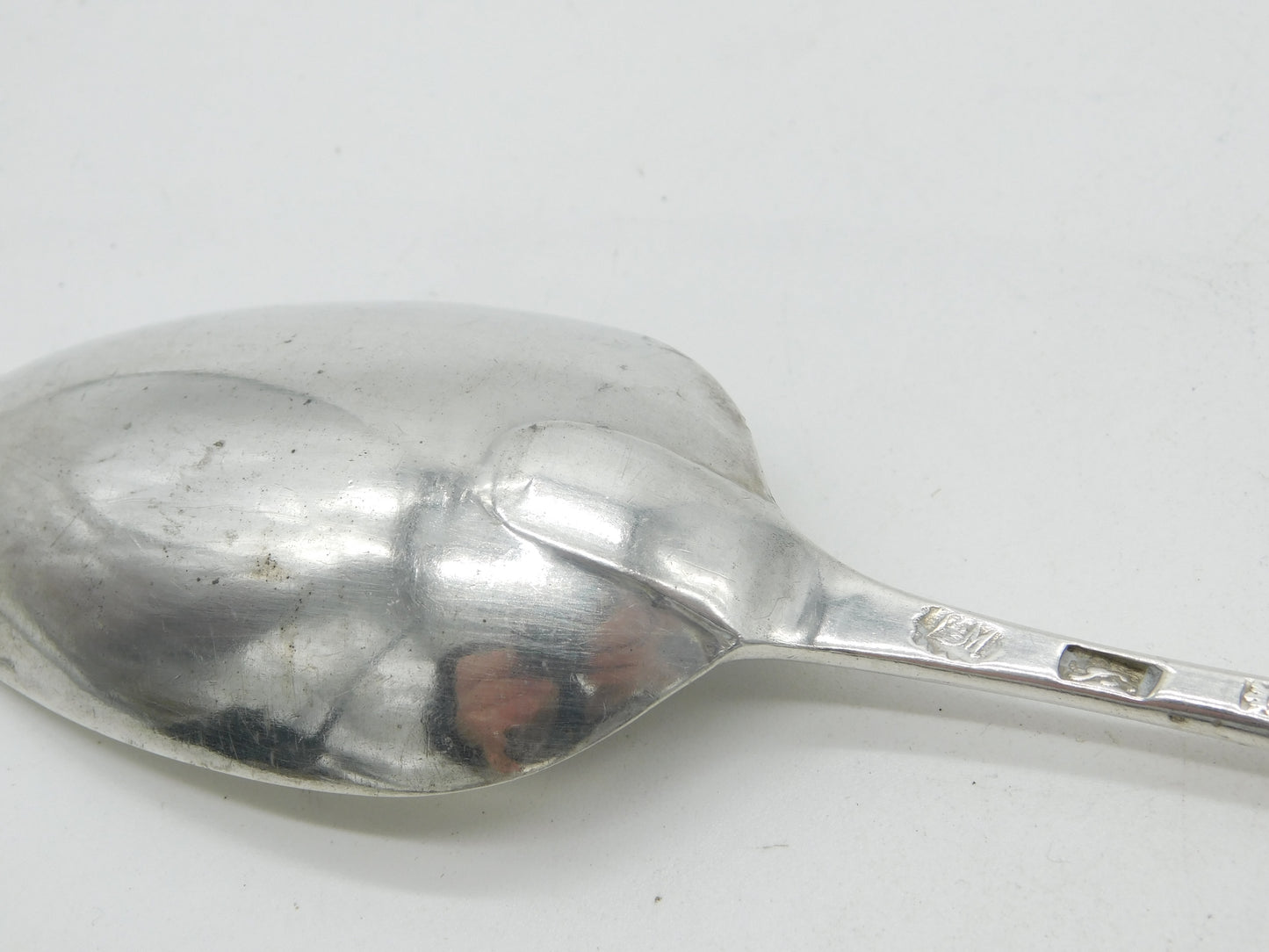 George III Sterling Silver Hanoverian Serving Spoon 1764 London Antique