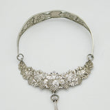 Georgian Sterling Silver Battle of Waterloo Bottle Label Holder Antique 1815