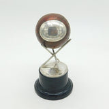 Sterling Silver Cricket Ball & Stumps Hat-Trick Trophy Antique 1937 Birmingham