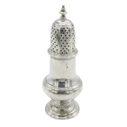 George II Sterling Silver Muffineer Sugar Caster Antique 1756 London S. Wood