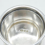 Arts & Crafts Sterling Silver Zig-Zag Pattern Wine Beaker Antique 1937 London