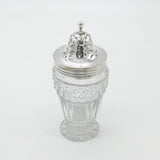 Georgian Sterling Silver & Cut Glass Sugar Caster 1806 London William Abdy I