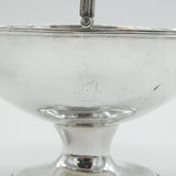 George III Sterling Silver Pedestal Swing Handle Sugar Basket Antique 1792 London