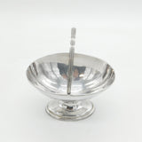 George III Sterling Silver Pedestal Swing Handle Sugar Basket Antique 1792 London
