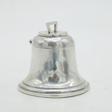 Edwardian Sterling Silver Church Bell Form Inkwell Antique 1909 Birmingham