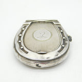 19th Century French .950 Silver Horseshoe Combination Lighter & Vesta Antique c1890