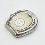 19th Century French .950 Silver Horseshoe Combination Lighter & Vesta Antique c1890