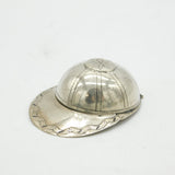 George III Sterling Silver Novelty Jockey Cap Tea Caddy Spoon Antique 1799 AF