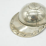 George III Sterling Silver Novelty Jockey Cap Tea Caddy Spoon Antique 1799 AF