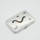 Sterling Silver Shibayama Insect Cigarette Case Antique 1917 Chester Asprey & Co.