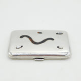 Sterling Silver Shibayama Insect Cigarette Case Antique 1917 Chester Asprey & Co.