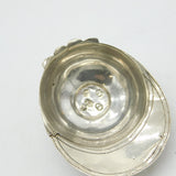 George III Sterling Silver Novelty Jockey Cap Tea Caddy Spoon Antique 1799 AF