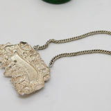 William IV Sterling Silver Bacchus Pattern Brandy Decanter Label Antique 1834