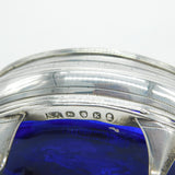 George III Sterling Silver Greek Key Pattern Salt Cellar Antique 1805 London