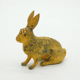 Edwardian Sterling Silver Gilt Bunny Rabbit Pepper Shaker Antique 1904 London
