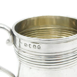 George III Sterling Silver Lined Pattern Christening Mug Antique 1812 London