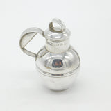 Britannia 958 Silver Guernsey Can Whisky Flask Vintage 1993 London Import