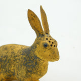 Edwardian Sterling Silver Gilt Bunny Rabbit Pepper Shaker Antique 1904 London