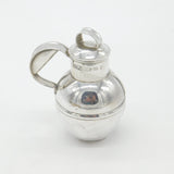Britannia 958 Silver Guernsey Can Whisky Flask Vintage 1993 London Import