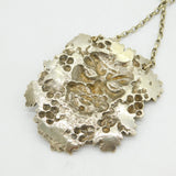 Sterling Silver Bacchus God of Wine Medallion Necklace Vintage 1973 London