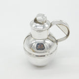 Britannia 958 Silver Guernsey Can Whisky Flask Vintage 1993 London Import