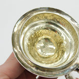 George III Sterling Silver Floral Embossed Lidded Tankard Antique 1773 London