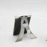 Edwardian Pair of Sterling Silver Miniature Portrait Picture Frames Antique 1908 Birmingham