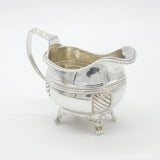 Georgian Sterling Silver Paw Foot Sauce Boat 1817 London William Troby Antique