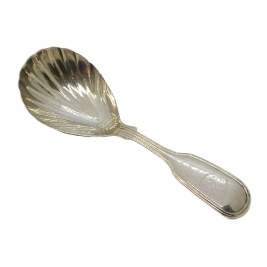 William IV Sterling Silver Eagle Crest Tea Caddy Spoon Antique 1835 London