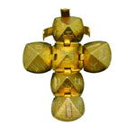 Gold Masonic Ball Fob Pendant