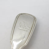 William IV Sterling Silver Eagle Crest Tea Caddy Spoon Antique 1835 London